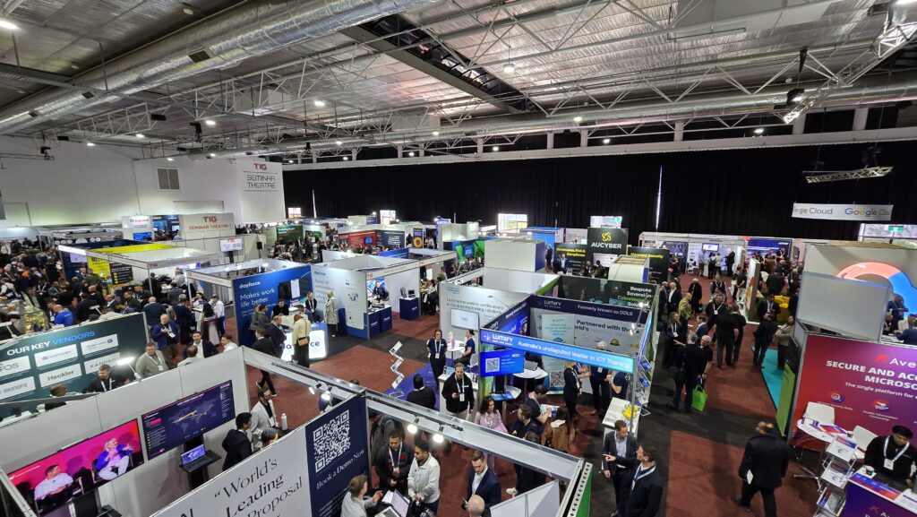 The Tech In Gov exhibition hall